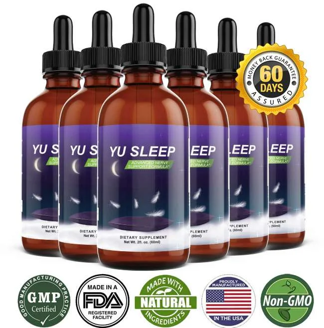 Yu Sleep® natural sleep aid drops designed to support deep rest, relaxation, and better sleep quality